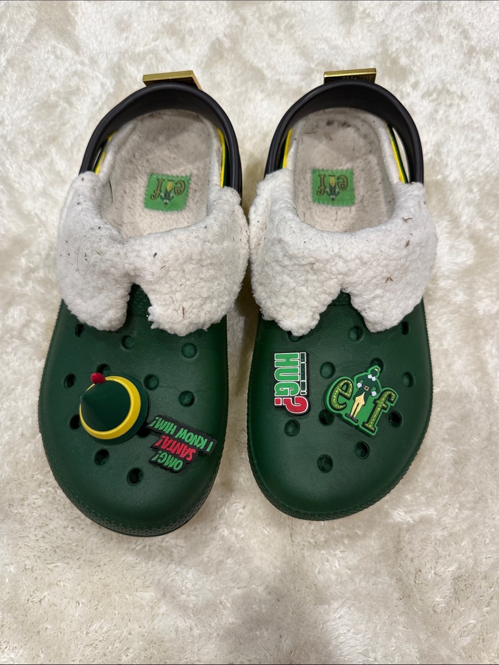 Crocs x ELF Clogs with Fleece Lining
